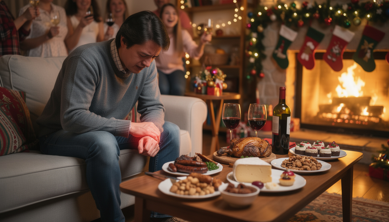 Jicht en december: De verborgen gezondheidsgevaren tijdens de feestmaand.