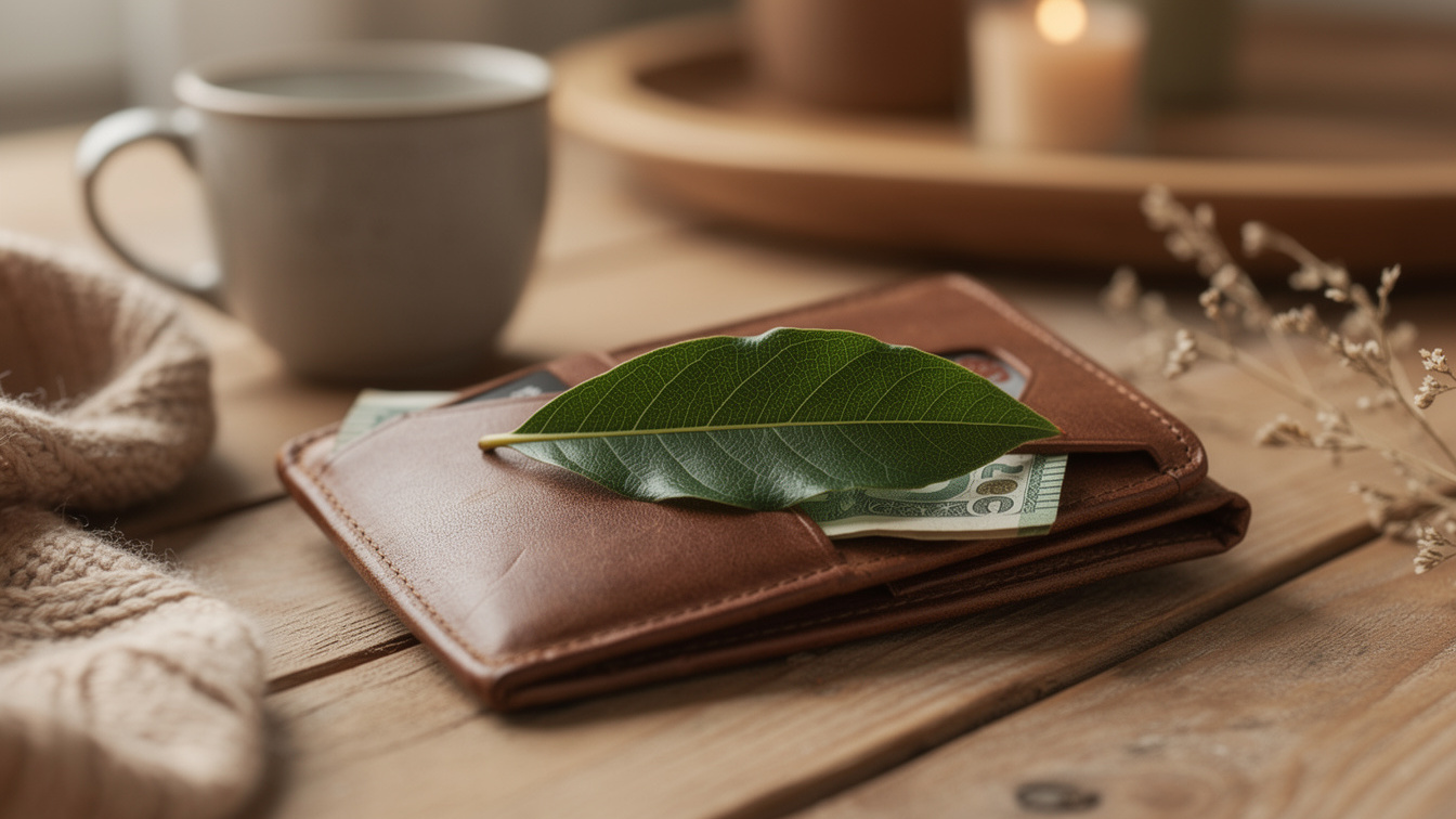 Leg vanavond een laurierblaadje in je portemonnee voor financieel geluk.