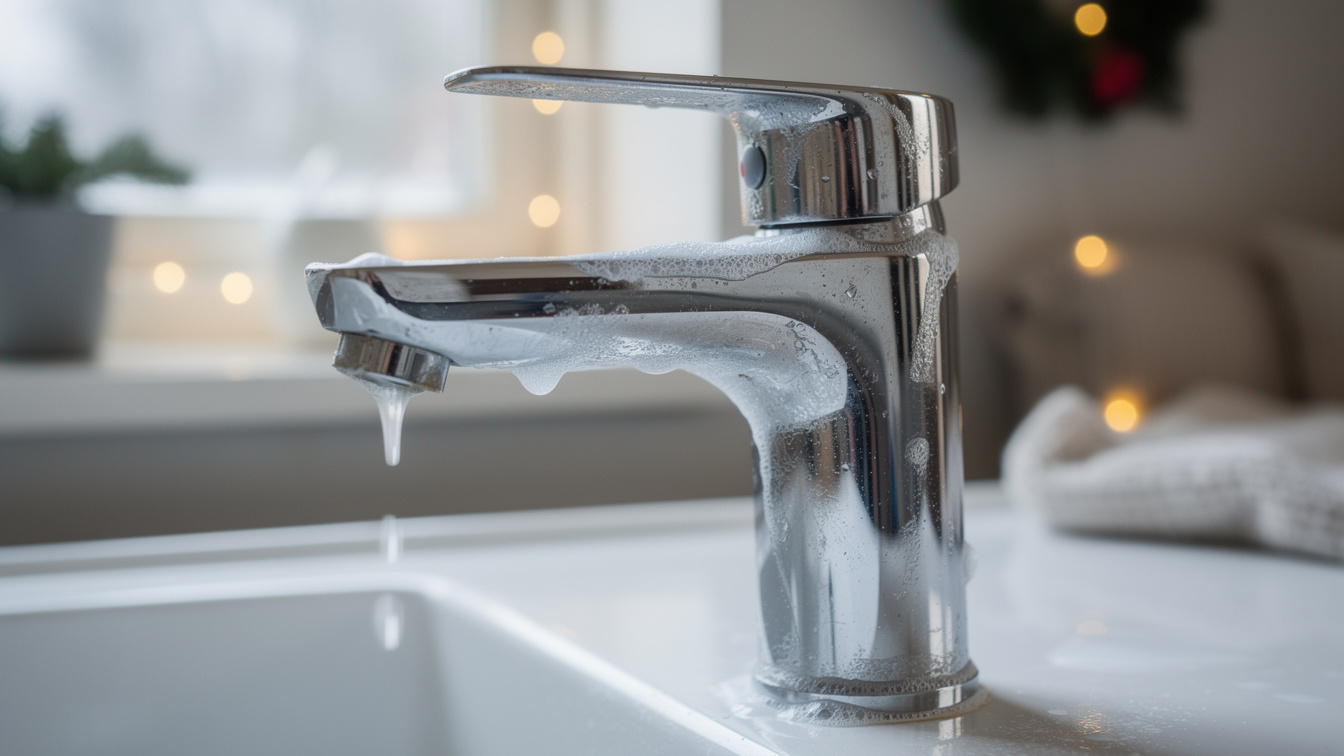 Witte azijn en kalk: Maak je kranen blinkend voor het kerstbezoek.