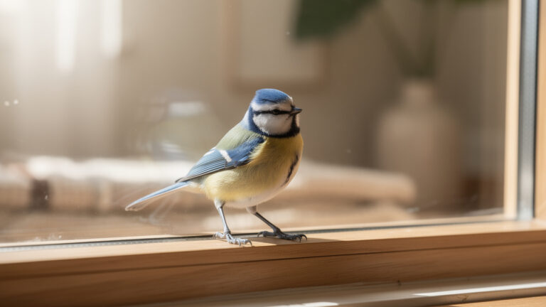 Zie je een Pimpelmees bij het raam? Waarom ze vandaag dichterbij komen.