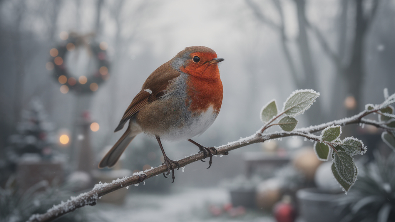 Zie je een Roodborstje op Kerstavond? De betekenis voor je wintertuin.