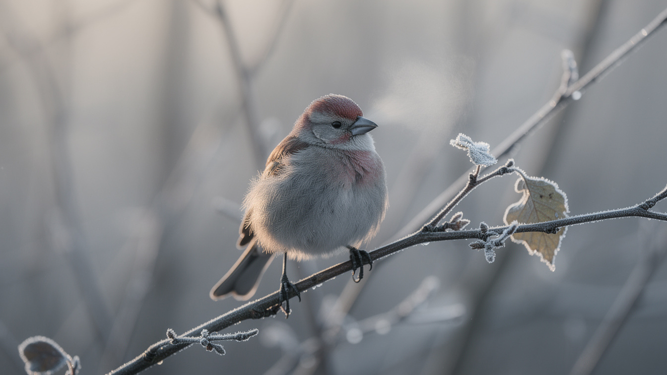Zie je een vogel met bolle veren? De waarschuwing voor de nachtvorst.