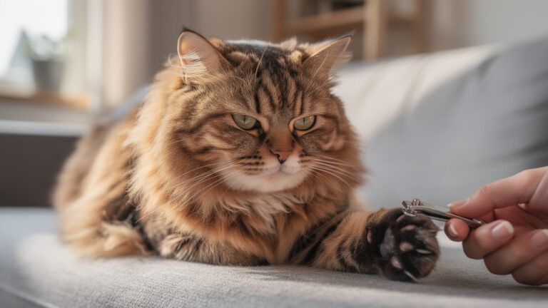 Waarom je kat je waarschijnlijk haat na het knippen van zijn nagels (en hoe je dat kunt voorkomen)