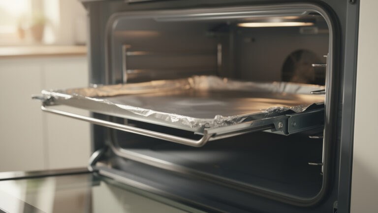 Aluminiumfolie op de grill: De gouden regel voor een schone oven.