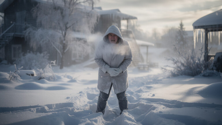 Het gevaar van te lang in de kou staan