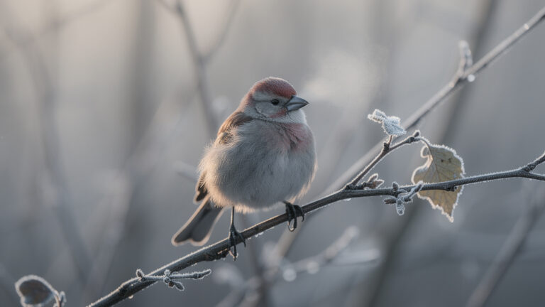 Zie je een vogel met bolle veren? De waarschuwing voor de nachtvorst.