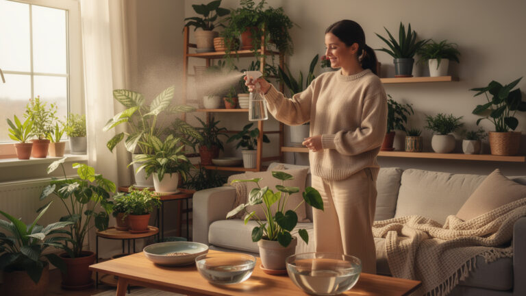 Zo Verhoog Je De Luchtvochtigheid In Huis Zonder Een Duur Apparaat.